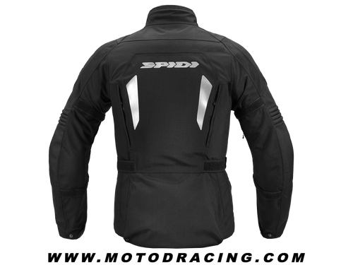 Spidi Alpen Trophy Adv Motorcycle Jacket Black rear